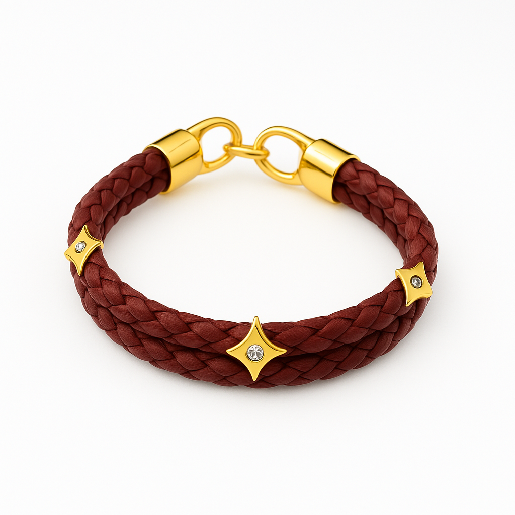 Celeste Luxe Python Bracelet - Majestic Mulberry