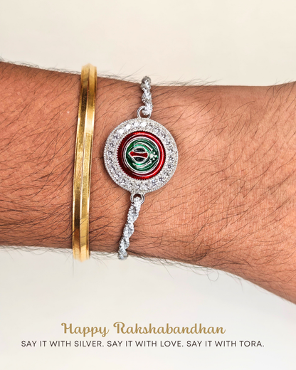 Tora Khanda Enamel Rakhi