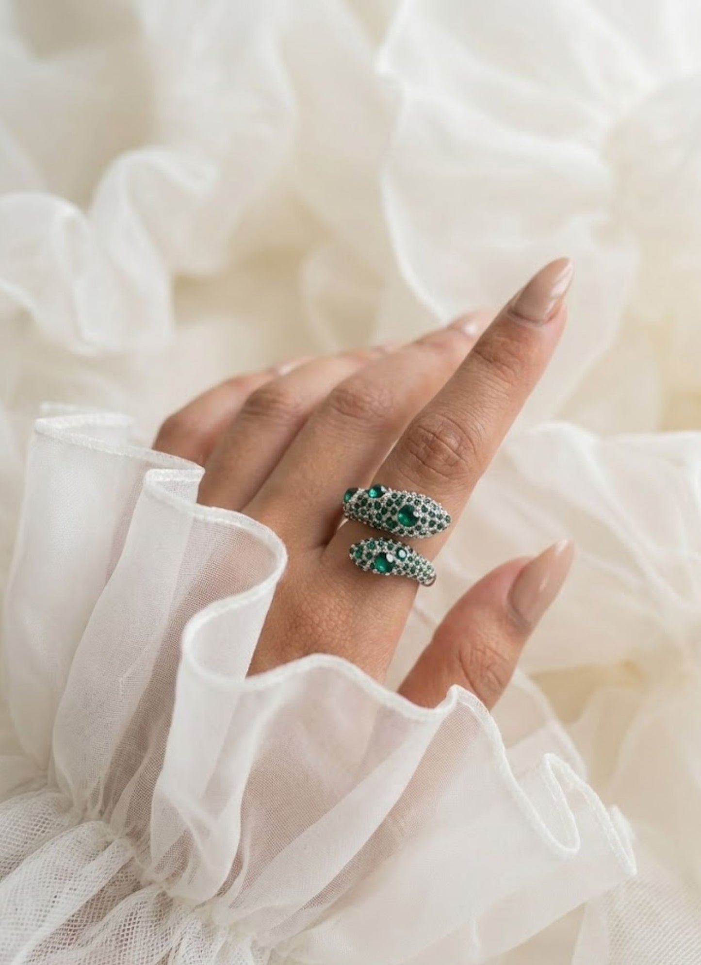 Panthera Ring - Emerald