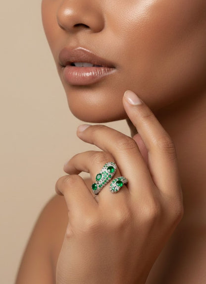 Panthera Ring - Emerald