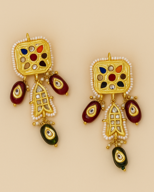 Navrattan Earrings