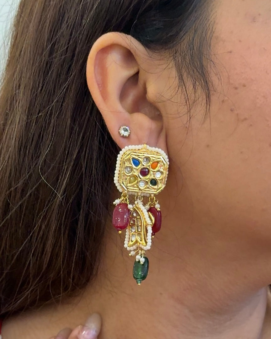 Navrattan Earrings