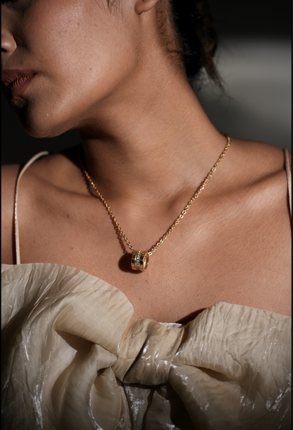 Dual Harmony Pendant Necklace