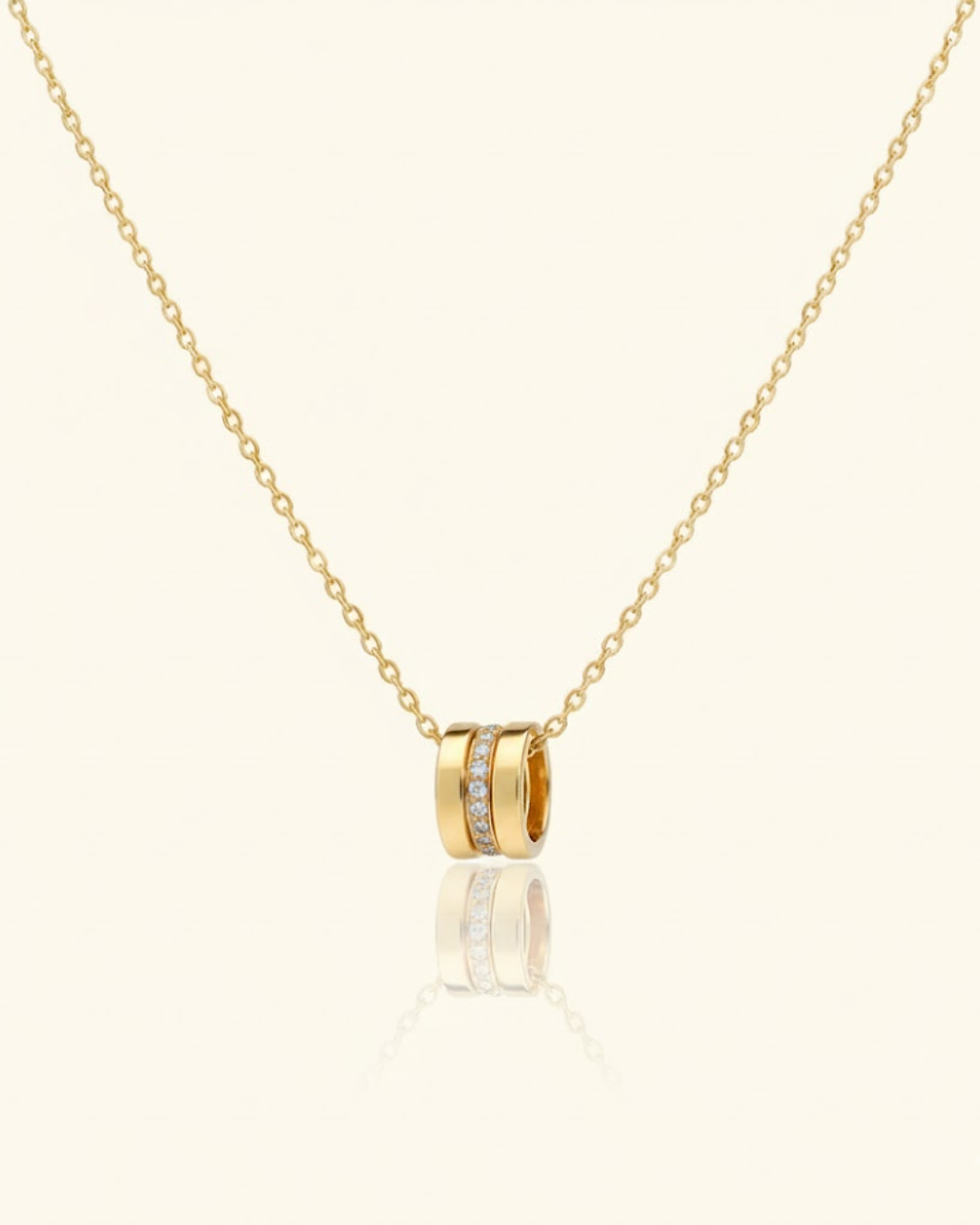 Dual Harmony Pendant Necklace